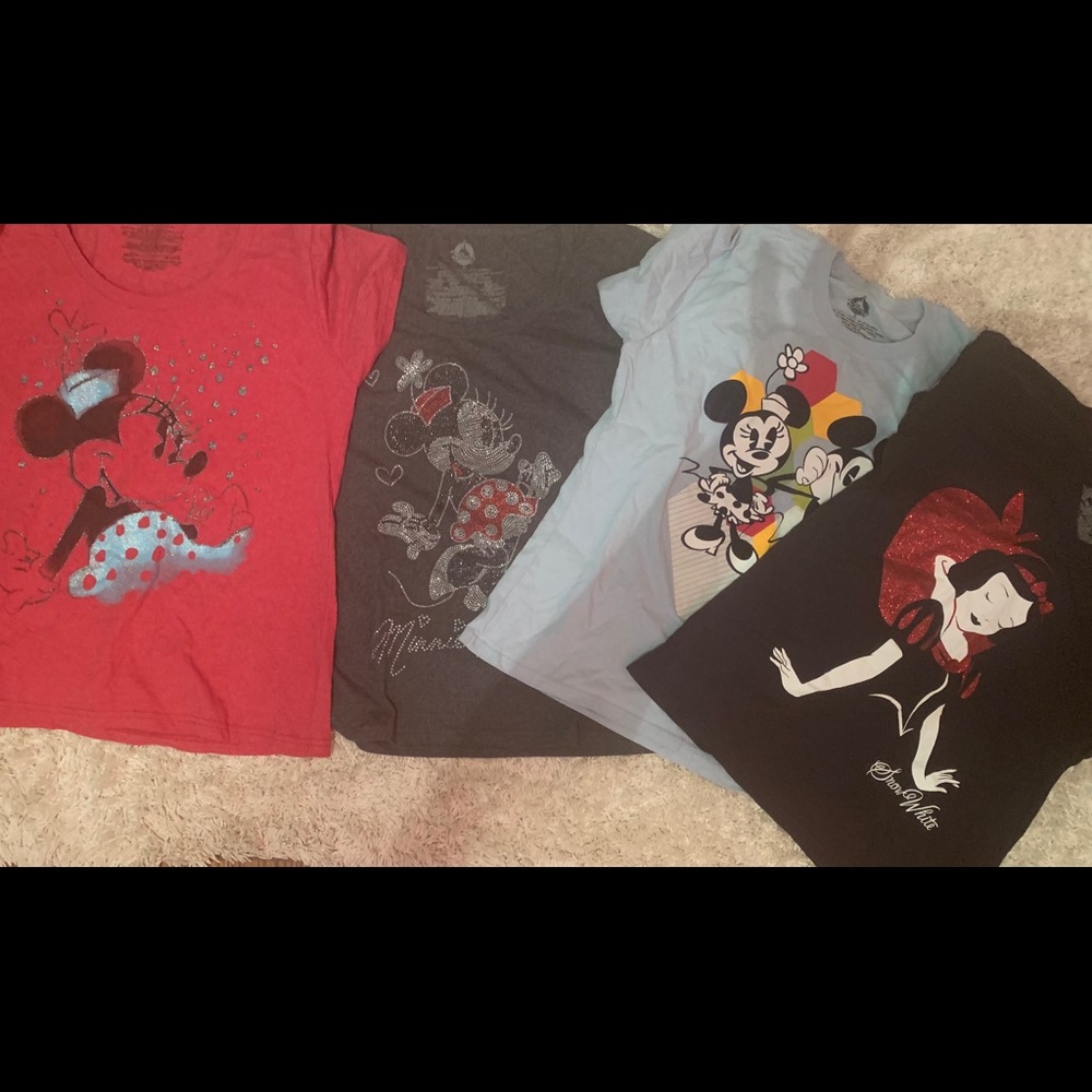 4 Disney Shirts